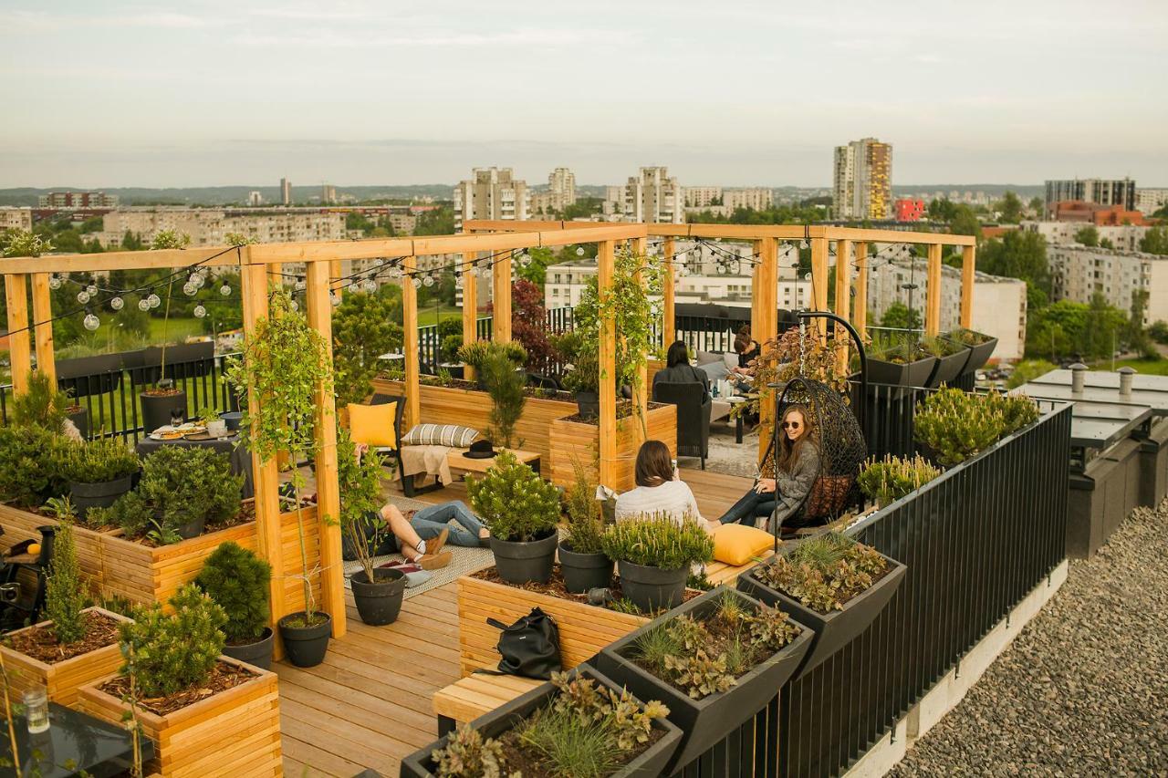 Apartments Vilnius 1 Near Center With A Roof Terrace And Parking מראה חיצוני תמונה